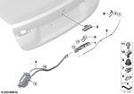 51245A37959 - Bodywork: Trunk Lid Lock for BMW Image