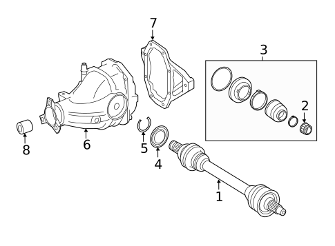 Axle Housing for 2021 Mercedes-Benz C63 AMG #0