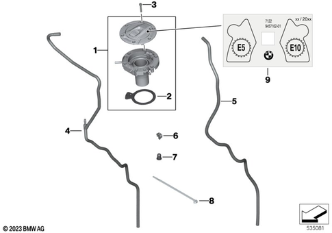 Ventilation, Emissions Monitoring for 2024 BMW-Motorrad R 1250 RS #1