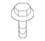 90105SV1000 - Body: Battery Tray Bolt for Honda: Accord Crosstour, Crosstour, Element, Fit, HR-V, Odyssey Image