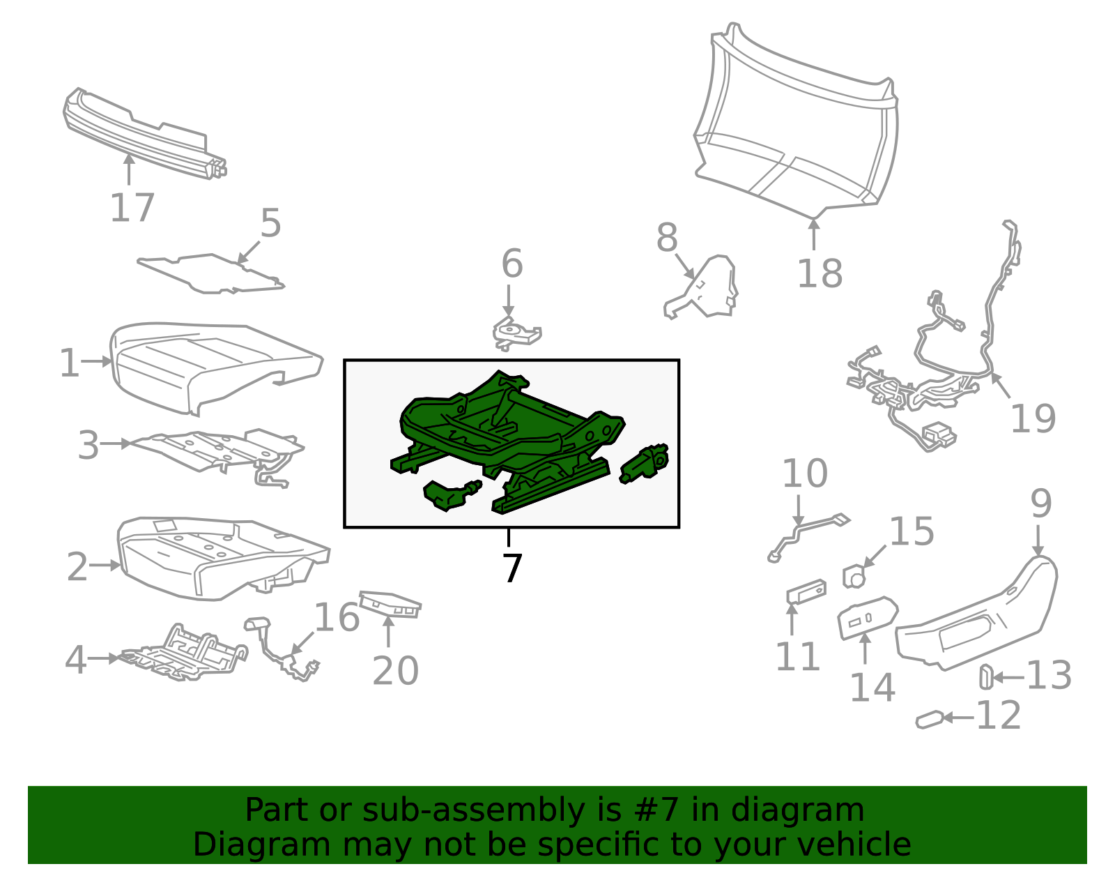 85629461 - High-Quality Frame for 2021-2025 Cadillac | AutoNation Parts