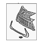 5310176370 - Body: Grille Assembly for Lexus: UX200, UX250h Image