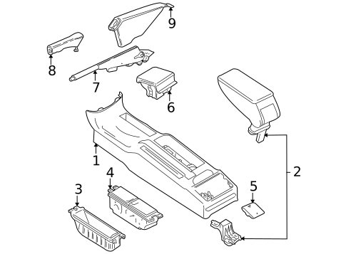 Parking Brake for 1996 Audi A4 Quattro #0