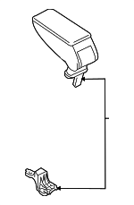 8D0864207AJC74 - Body: Armrest for Audi: A4, A4 Quattro Image