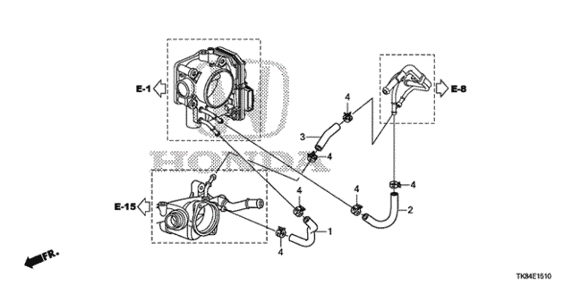 Water Hose for 2012 Honda Odyssey #0