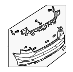 8V5807067GRU - Body: Bumper Cover for Audi Image