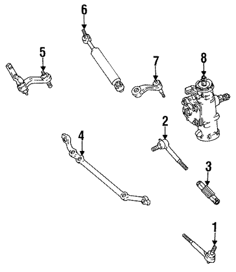 Steering Gear & Linkage for 1993 Chevrolet Suburban K2500 #1