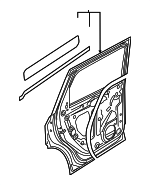 4M0833052E - Body: Door Shell for Audi Image