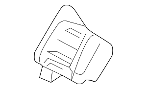 6W7Z5404338AB - Body: Instrument Panel Cover for Ford Image