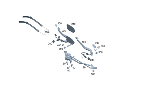 Front Windshield Wiper for 2025 Mercedes-Benz Maybach S680 #0