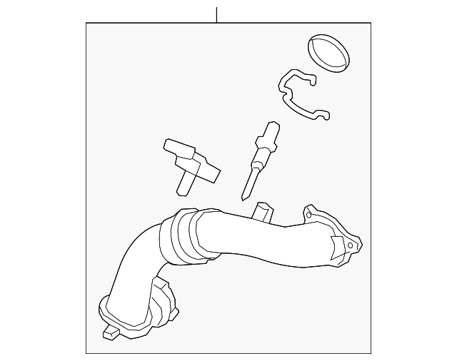 13718651066 - 2020-2025 BMW Air Tube (13-71-8-651-066) | BMW