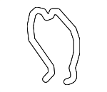 13718648430 - Engine: Intake Tube Snap Ring for BMW: 540i, 540i xDrive, 640i xDrive Gran Turismo, 840i, 840i Gran Coupe, 840i xDrive, 840i xDrive Gran Coupe, X3, X4, X5, X6, X7 Image