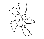 1636123050 - Cooling System: Fan Blade for Scion: xA, xB | Toyota: Echo, RAV4 Image