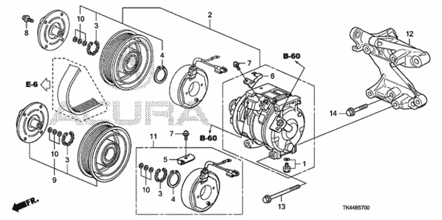 A/C Compressor for 2011 Acura TL #0