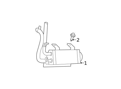 Power Steering Oil Cooler for 2006 Chrysler PT Cruiser #0