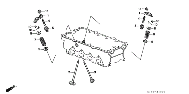 Valve - Rocker Arm for 2000 Honda CR-V #0