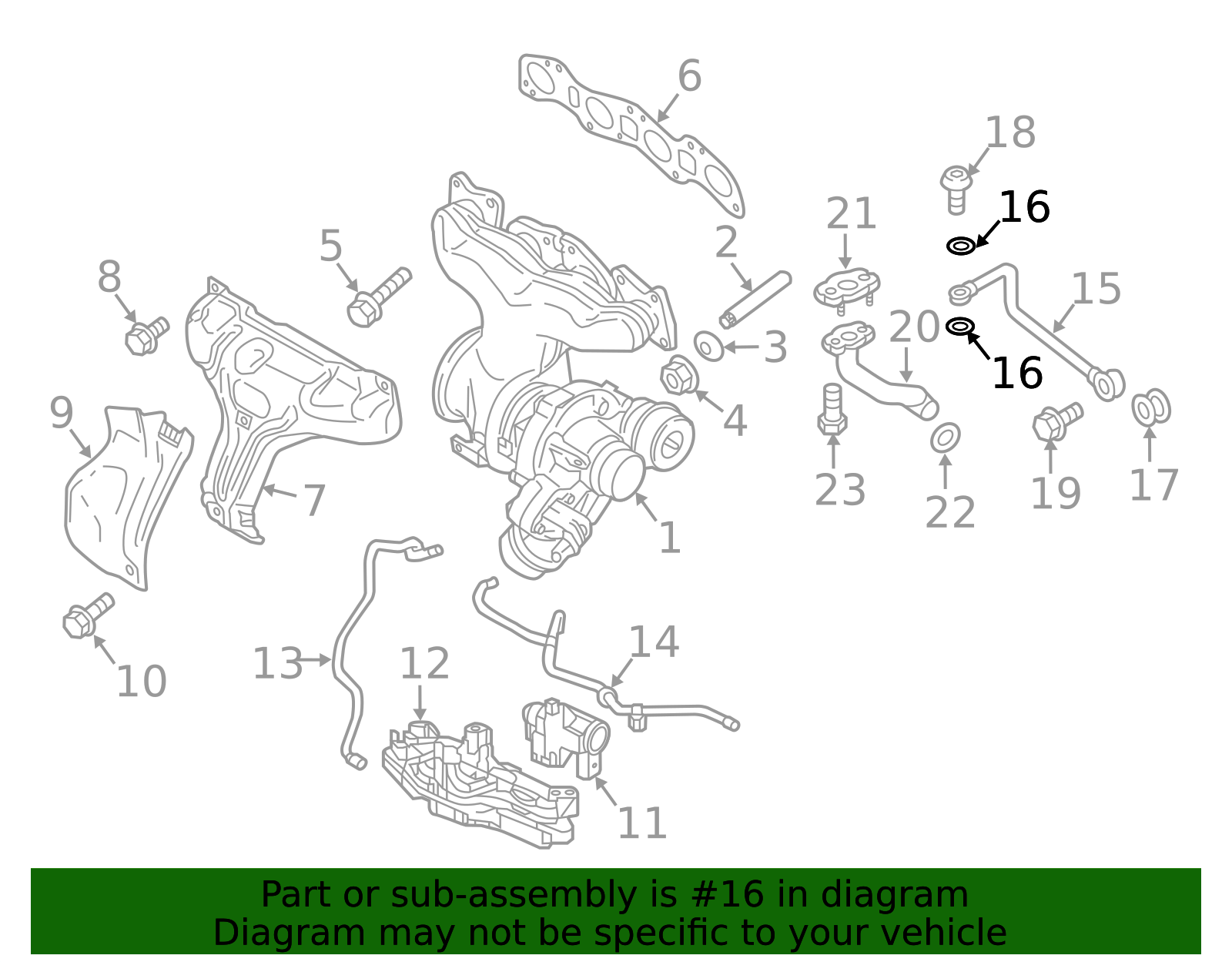 11994 - Engine Coolant Temperature Sensor O-Ring - 1998-2021 Volvo ...