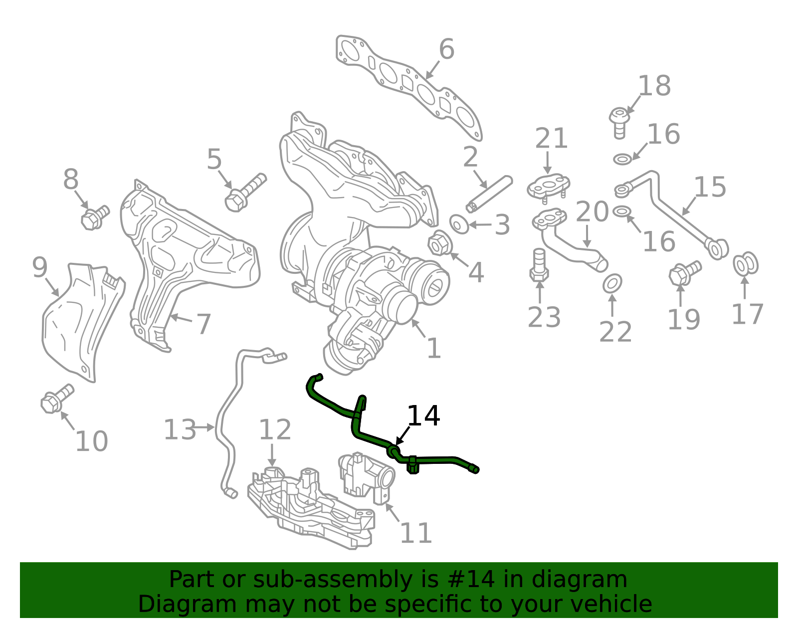2015-2026 Volvo Vacuum Hose 32298310 | OEM Parts Online