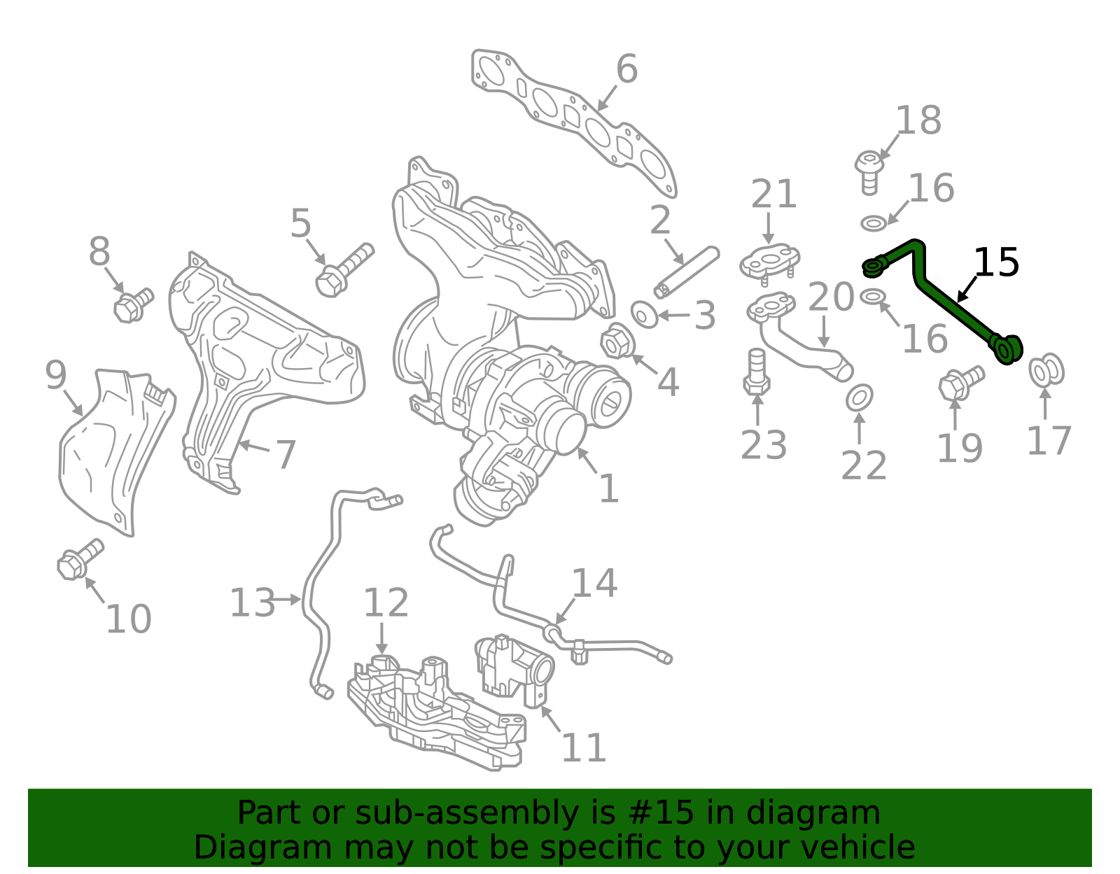 31336716 - High-Quality Turbocharger Oil Line for 2015-2026 Volvo ...