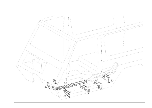 4636100414 - Substructure: Crossmember for Mercedes-Benz: G55 AMG, G550, G550 4x4, G63 AMG, G65 AMG Image image