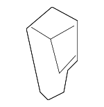 64143AE000MM - Body: Recline Knob for Subaru Image