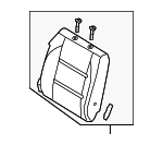 87650ZR11C - Body: Seat Back Assembly for Nissan: TITAN Image