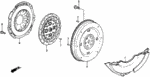 22300PE1040 - Engine: DISK, PRESSURE for Honda Image