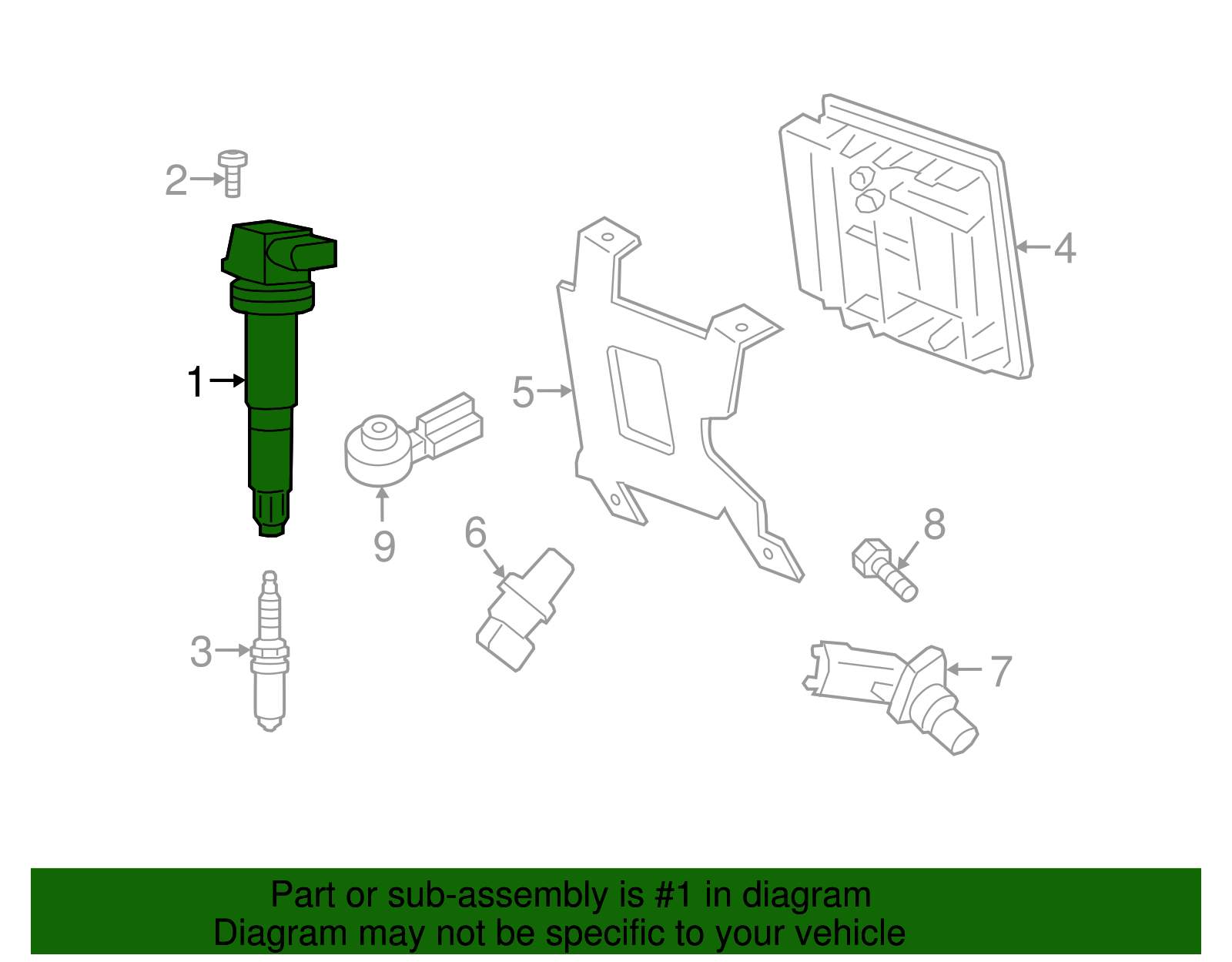 Ignition Coil - Porsche (9A7-905-093)
