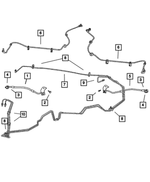 4683846AE - Service Brakes: Brake Hose, Right for Mopar Image