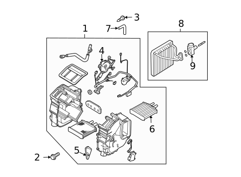 Temperature Controls & Related Components for 2006 Suzuki Reno #0