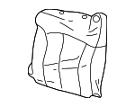 12476953 - Body: Seat Back Cover for Chevrolet: Silverado 1500, Silverado 1500 HD, Silverado 2500, Silverado 2500 HD, Silverado 3500 | GMC: Sierra 1500, Sierra 1500 HD, Sierra 2500, Sierra 2500 HD, Sierra 3500 Image