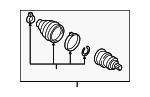 3Q0498099E - Driveline &amp; Axles: Cv Joint Kit for Volkswagen Image
