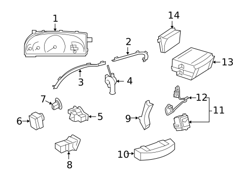 Ignition Lock for 2010 Mercedes-Benz CL550 #0