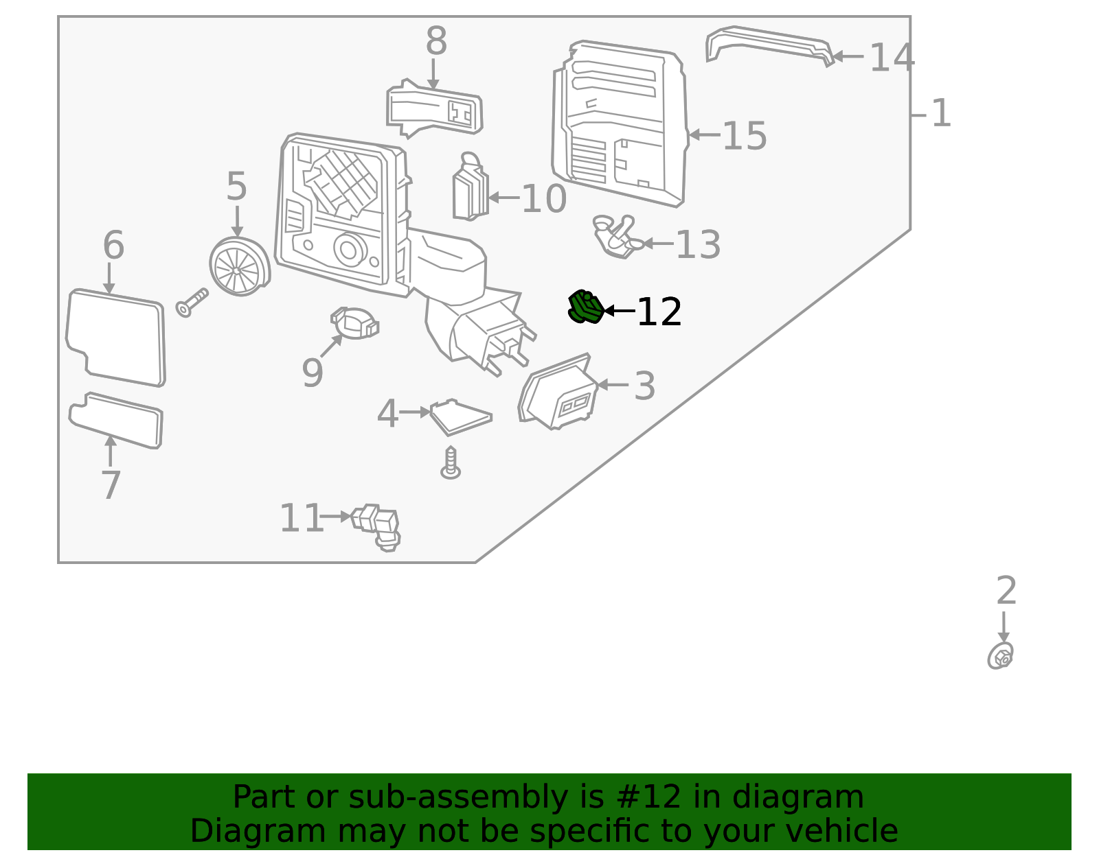2019-2025 GM Driver Information Camera 85813746 | GM Parts Center