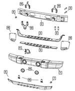 BUMPER - BOLT 68003354AA