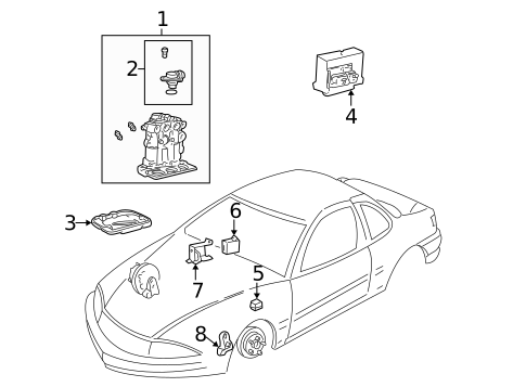 Anti-Lock Brakes for 1999 Pontiac Sunfire #0