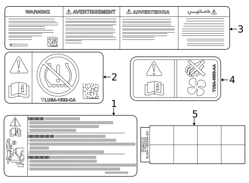 Labels for 2023 Ford F-350 Super Duty #0
