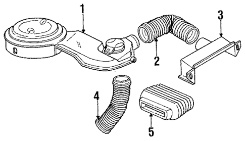 Air Intake for 1988 Pontiac Grand Am #0