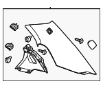 92229727 - Body: Upper Quarter Trim for Pontiac: G8 Image