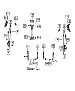 6036654AA - Restraints: Screw for Ram: 1500 Classic, 2500, 3500 Image