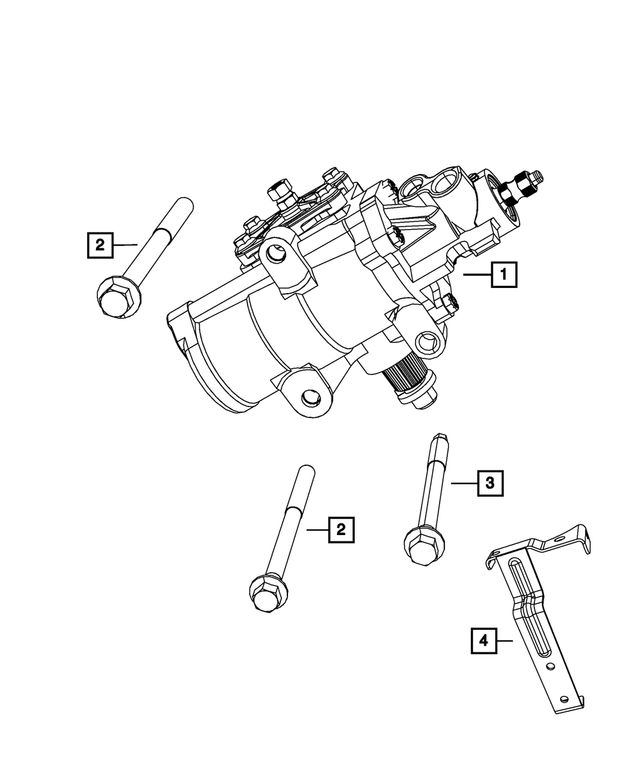 68575539AB - Steering: Power Steering Gear for Mopar Image image