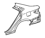 6160106100 - Body: Quarter Panel for Toyota: Camry Image