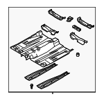 HG9Z5411135A - Body: Front Floor Pan for Ford: Fusion Image