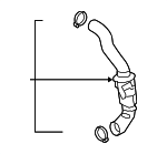 13712753075 - Cooling System: Outlet Tube for Mini Image