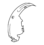 99150430602 - : Wheelhouse Liner for Porsche: 911 Image