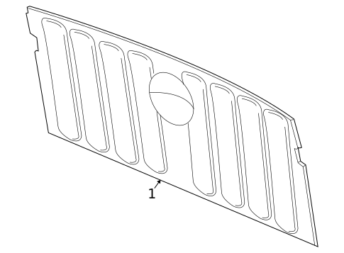 Interior Trim - Tail Gate for 2005 Chevrolet SSR #0