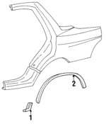 75304SD4923 - Body: Body Side Molding for Acura: Legend Image