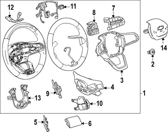 85740517 - Steering: Harness for GM Image
