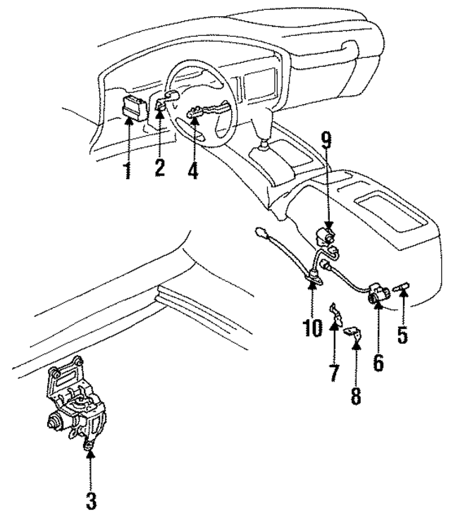 8271160250 - : Sensor Bracket for Toyota Image