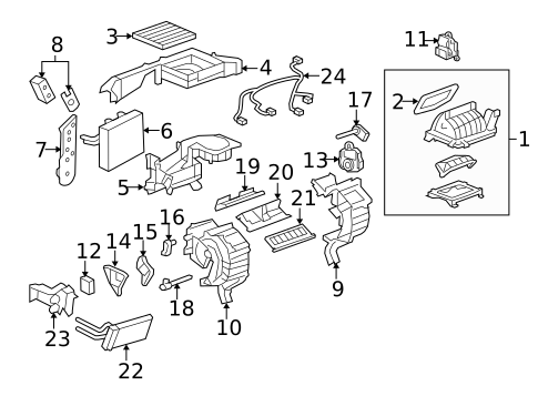 Temperature Controls & Related Components for 2016 Chevrolet Equinox #0